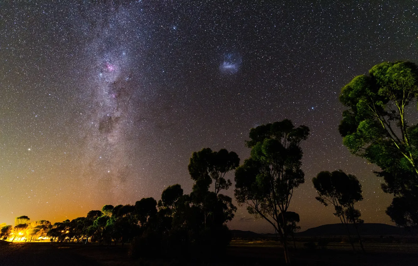 Photo wallpaper space, stars, nature, the milky way