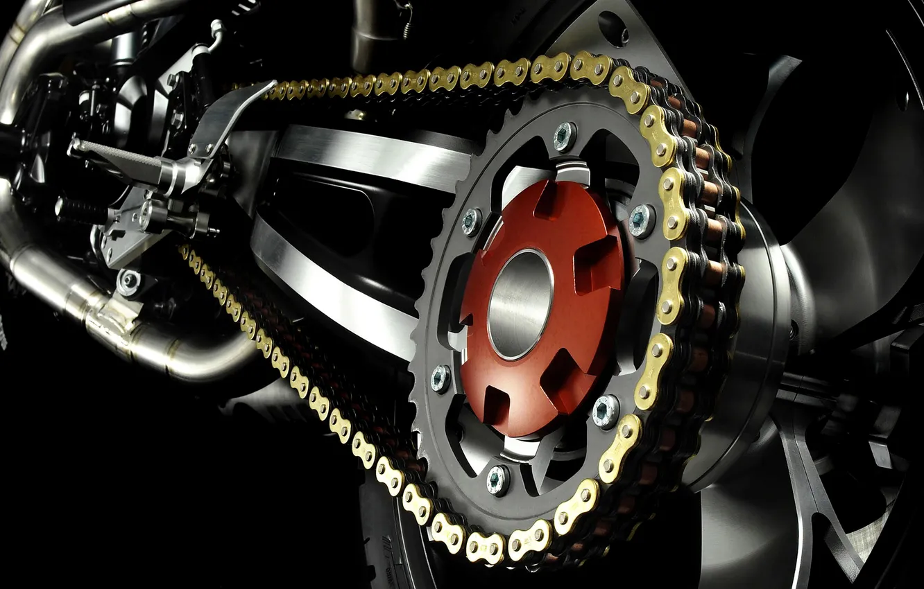 Photo wallpaper chain, motorcycle, moto, Moto Wallpaper