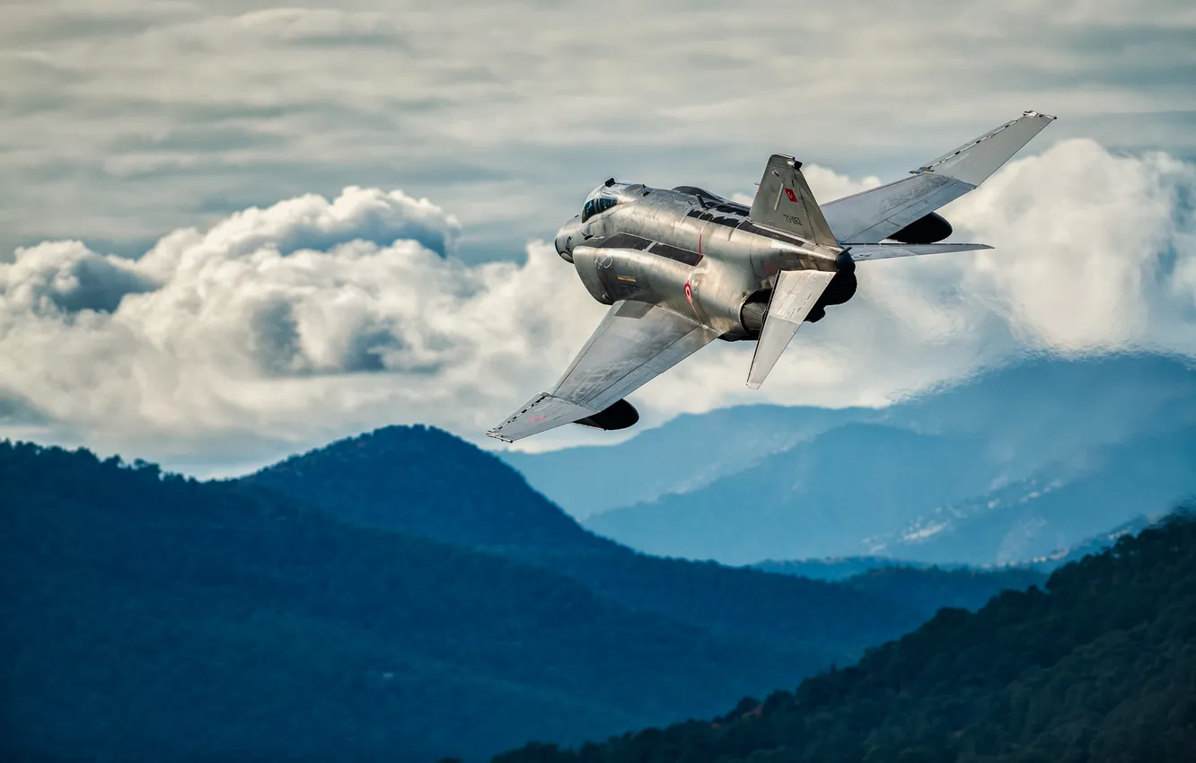 Photo wallpaper fighter, aircraft, F-4E Phantom, Fighter Aircraft