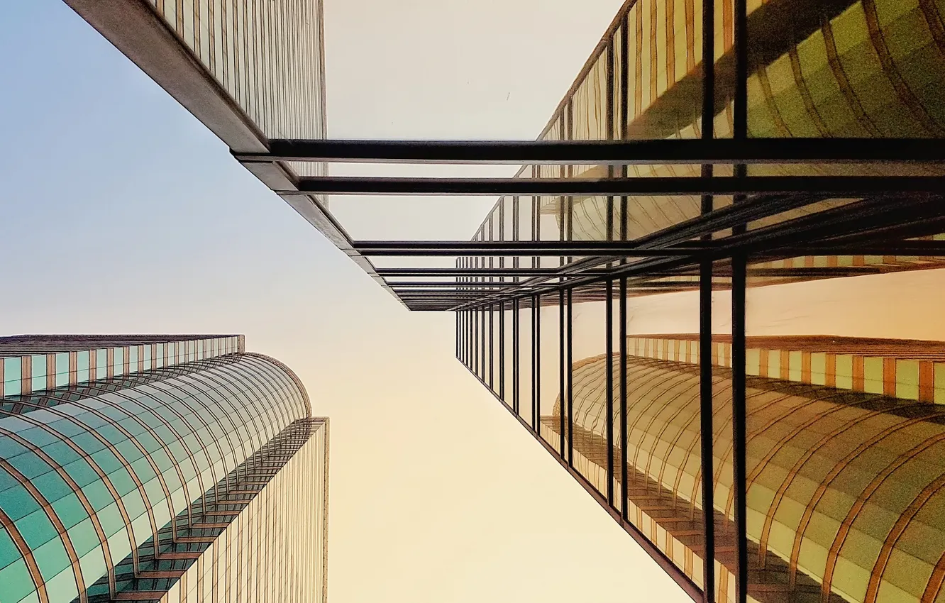 Photo wallpaper building, form, geometry