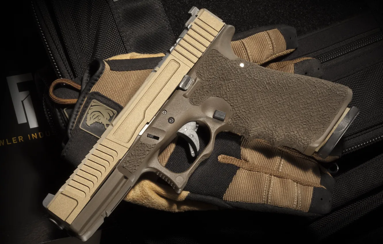 Photo wallpaper weapons, Austria, Glock 17, self-loading pistol