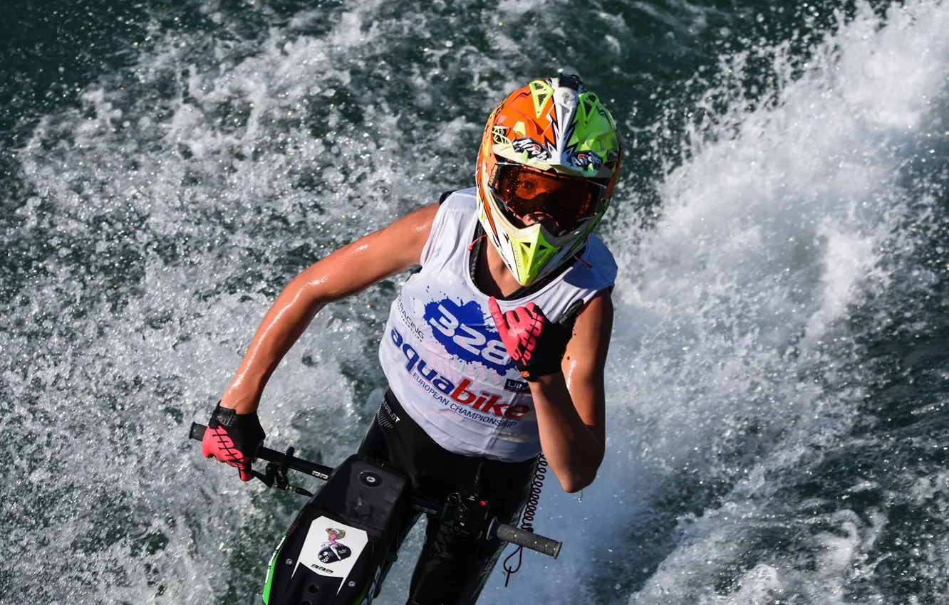 Photo wallpaper race, boat, speed