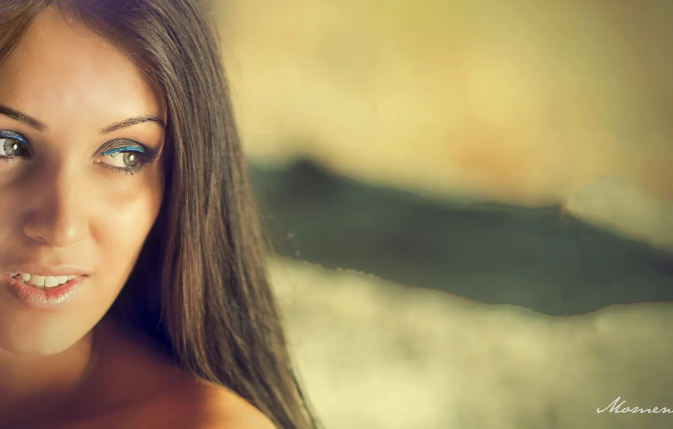 Photo wallpaper sexy, model, make up