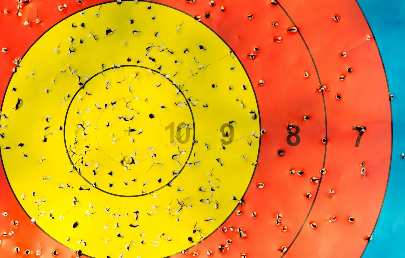 Photo wallpaper macro, sport, target