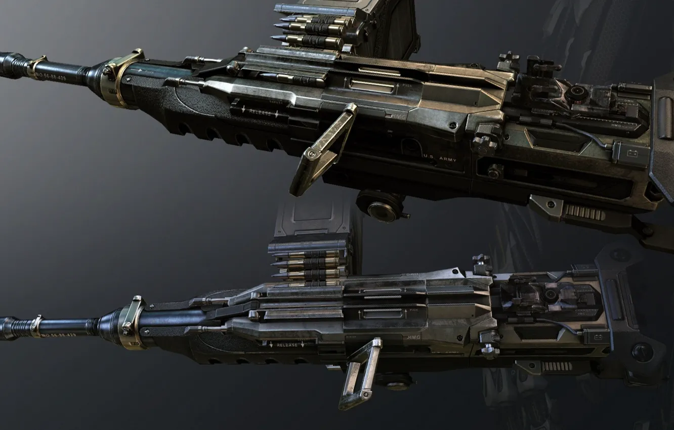 Photo wallpaper future, weapons, Crysis
