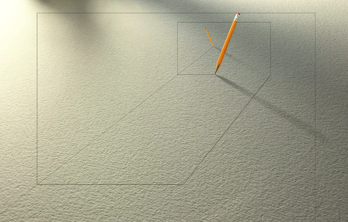 Photo wallpaper line, paper, pencils, Squared