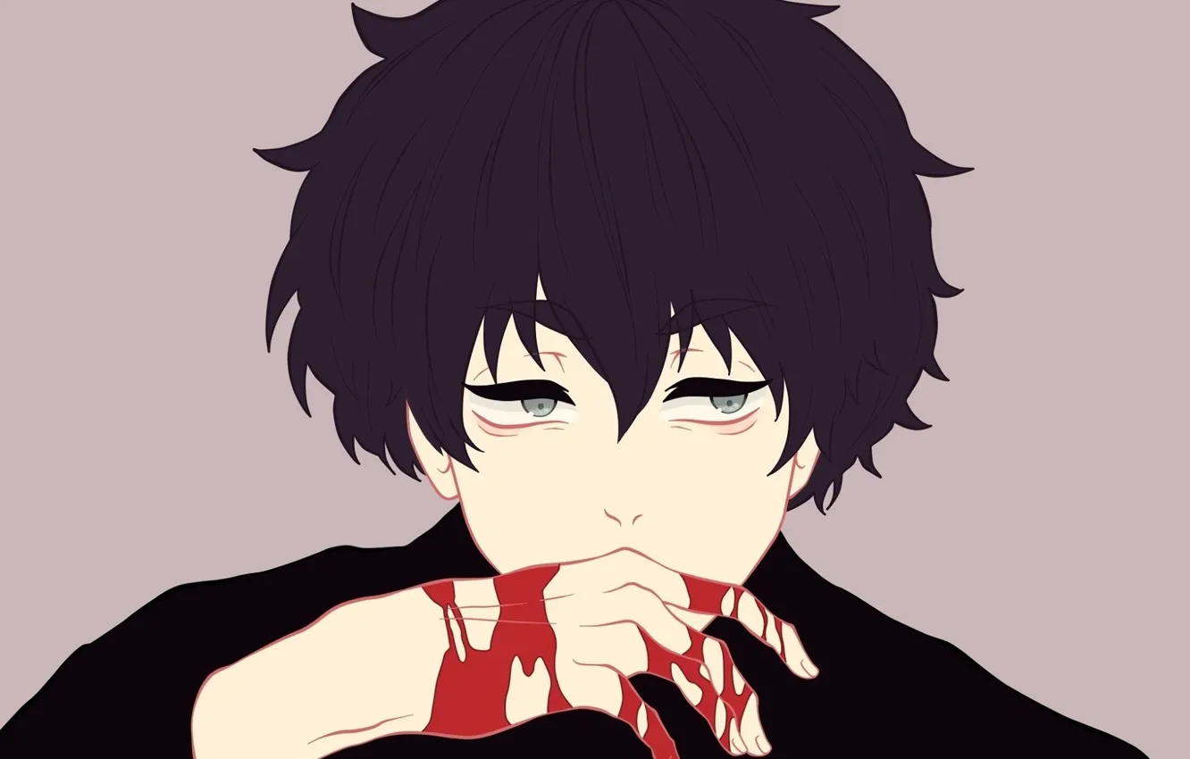 Photo wallpaper blood, monster, pain, Tokyo Ghoul, Ken Kanek, eater