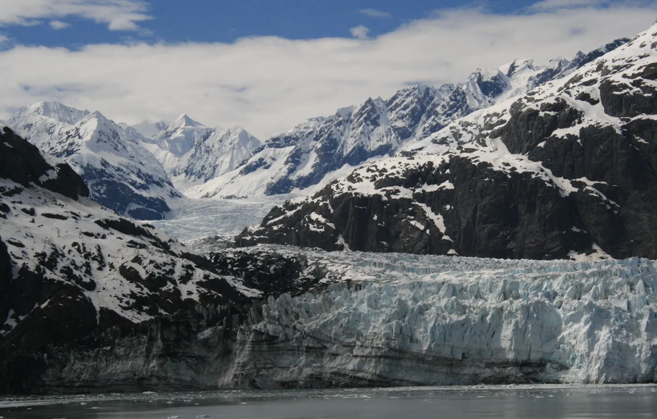 Photo wallpaper Alaska, Ice, Glacier, Bay