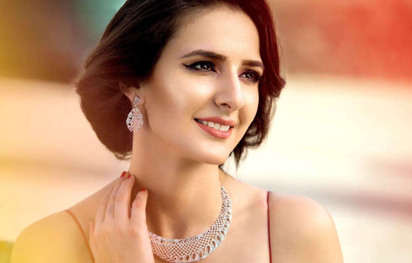 Photo wallpaper girl, hot, sexy, fashion, eyes, smile, beautiful, figure