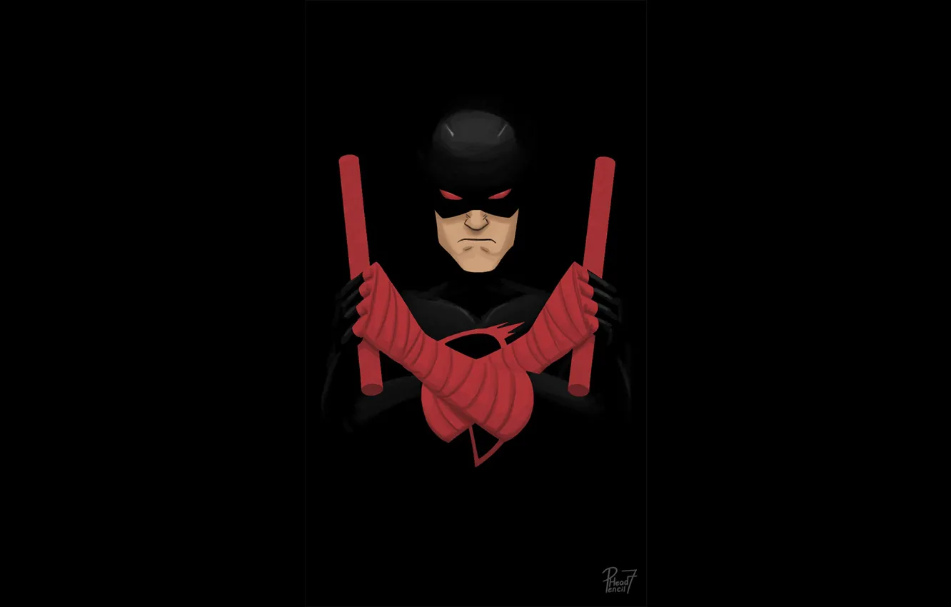 Photo wallpaper mask, hero, costume, superhero, Marvel, comic, stick, hero