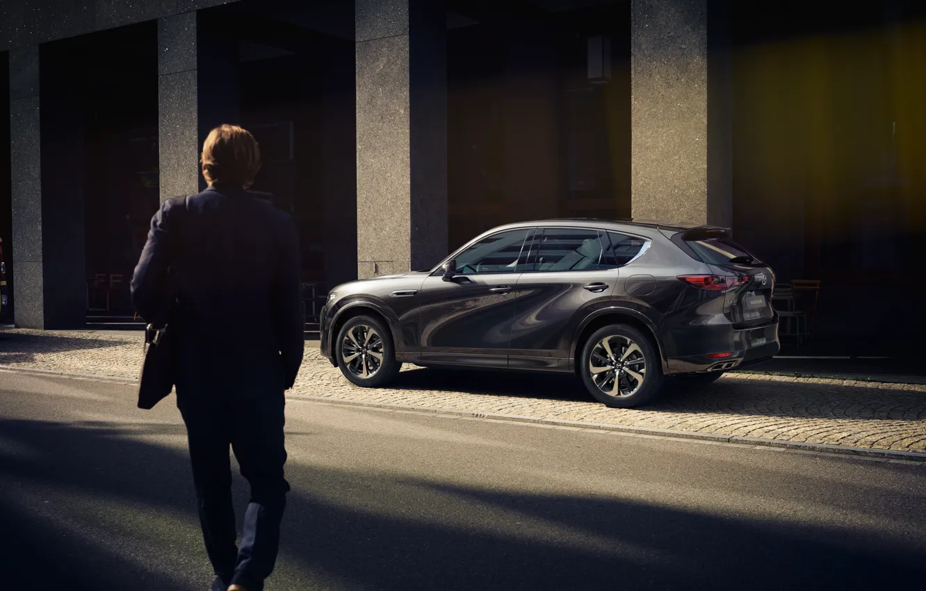 Photo wallpaper Mazda, Male, SUV, SUV, Crossover, Compact crossover, Mazda CX-60, Compact crossover