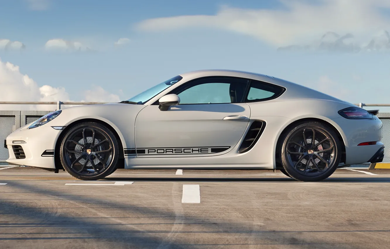 Photo wallpaper Porsche, side view, 718, 2023, Cayman Style Edition, Porsche 718 Cayman Style Edition