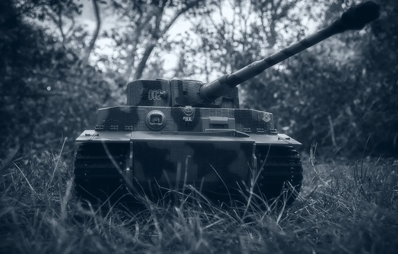 Photo wallpaper toy, Tiger, tank, German, model, heavy