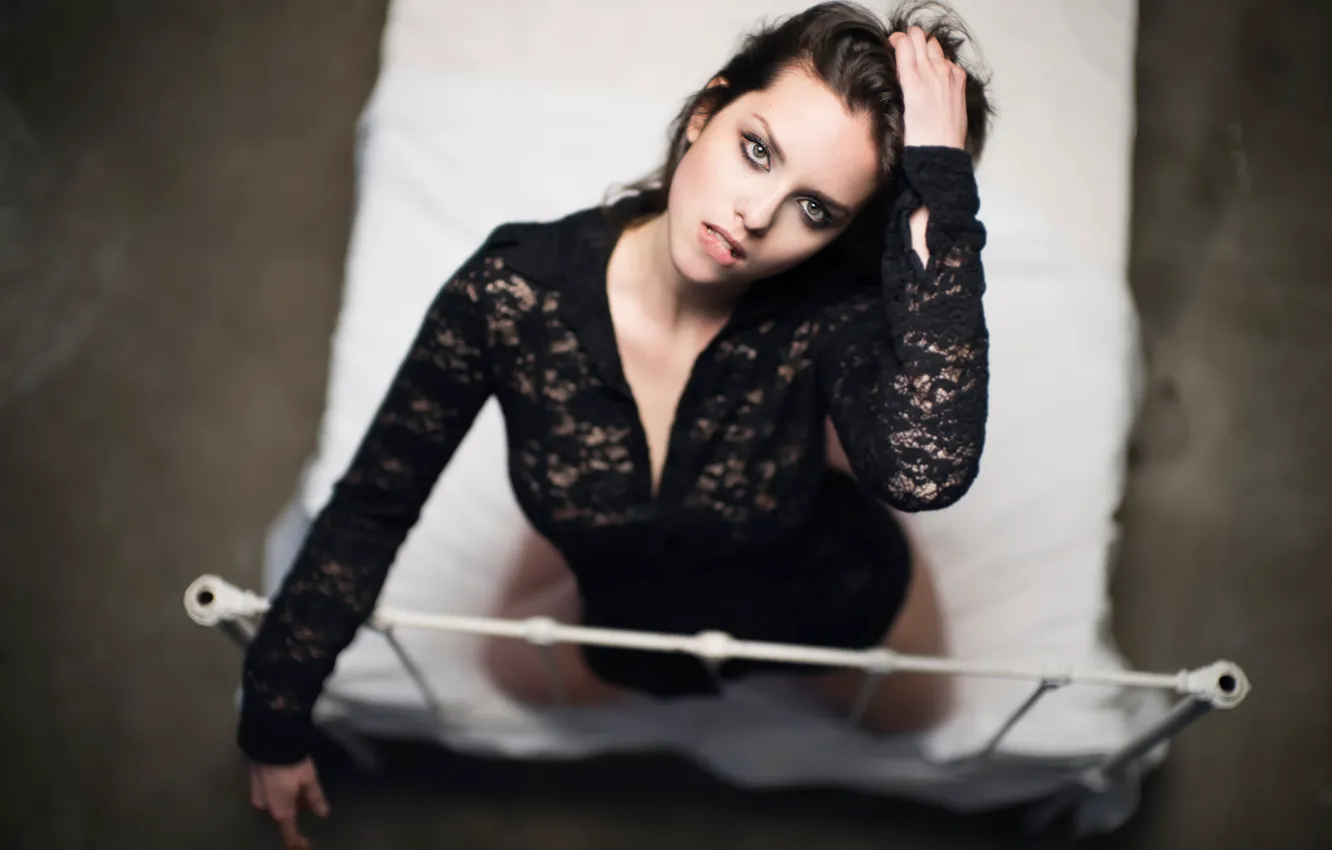 Photo wallpaper look, passion, sponge, teeth