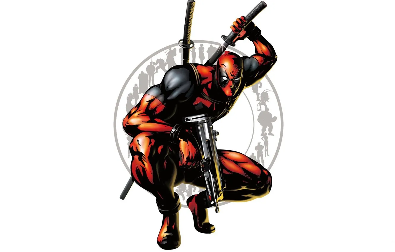 Photo wallpaper Deadpool, Marvel, Deadpool, Wade Wilson, Marvel, Wade Wilson
