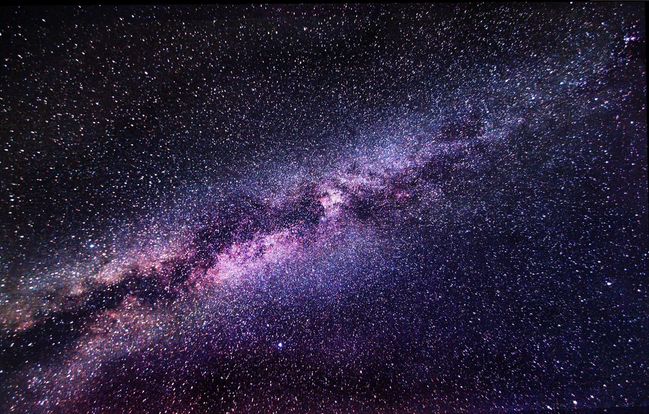 Photo wallpaper space, stars, the milky way