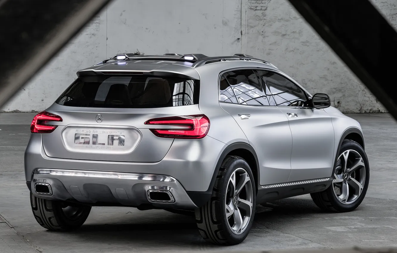 Photo wallpaper Concept, Mercedes-Benz, the concept, Mercedes, rear view, GLA