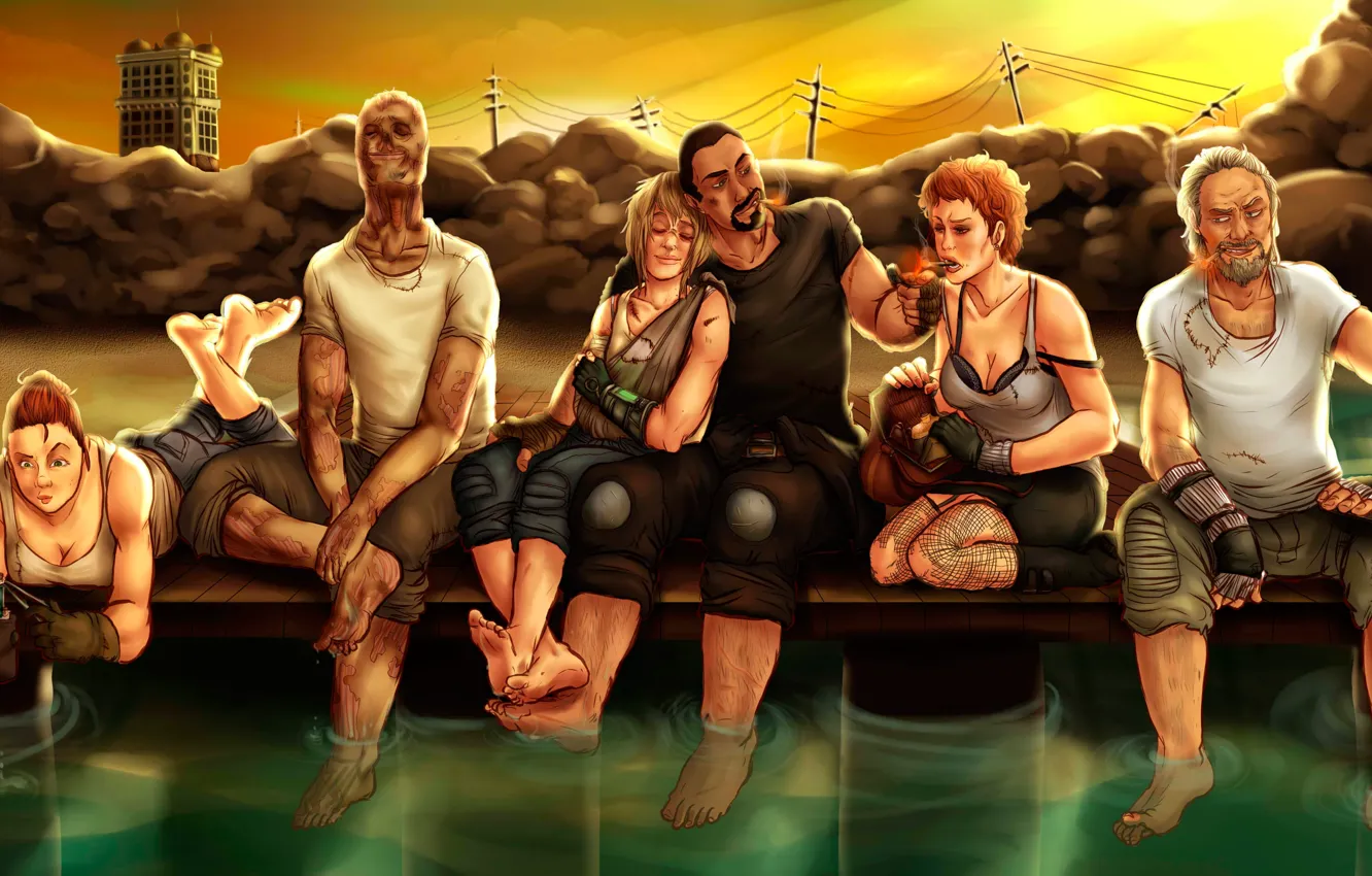 Photo wallpaper art, Fallout, characters