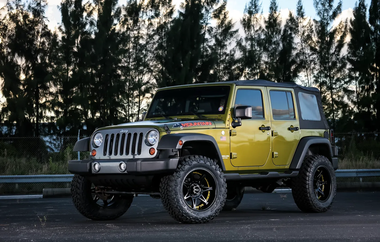 Photo wallpaper Mountain, Wrangler, Jeep, Edition