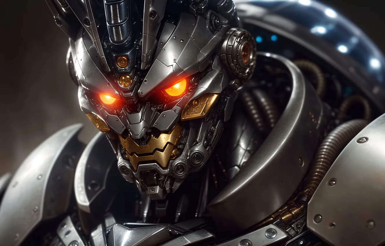 Photo wallpaper look, fiction, robot, Transformers