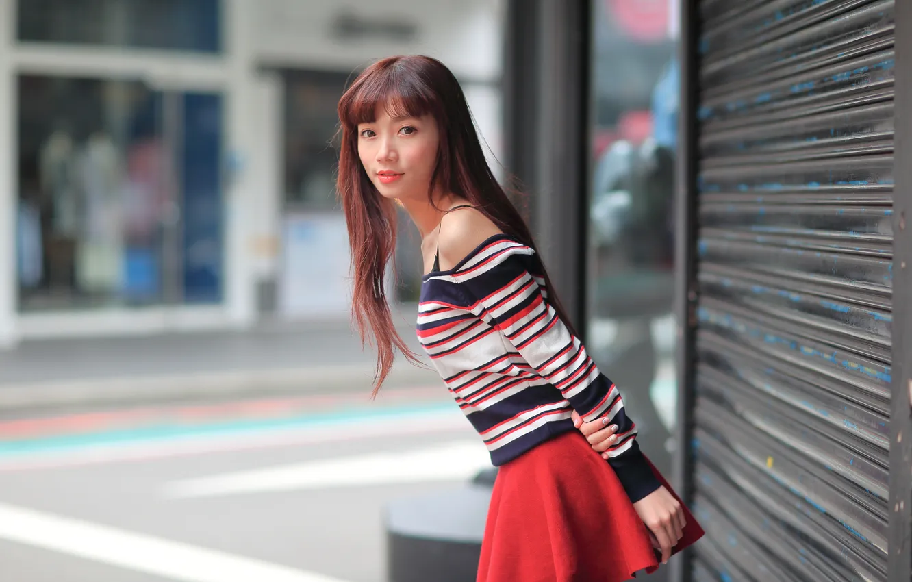 Photo wallpaper summer, look, girl, face, hair