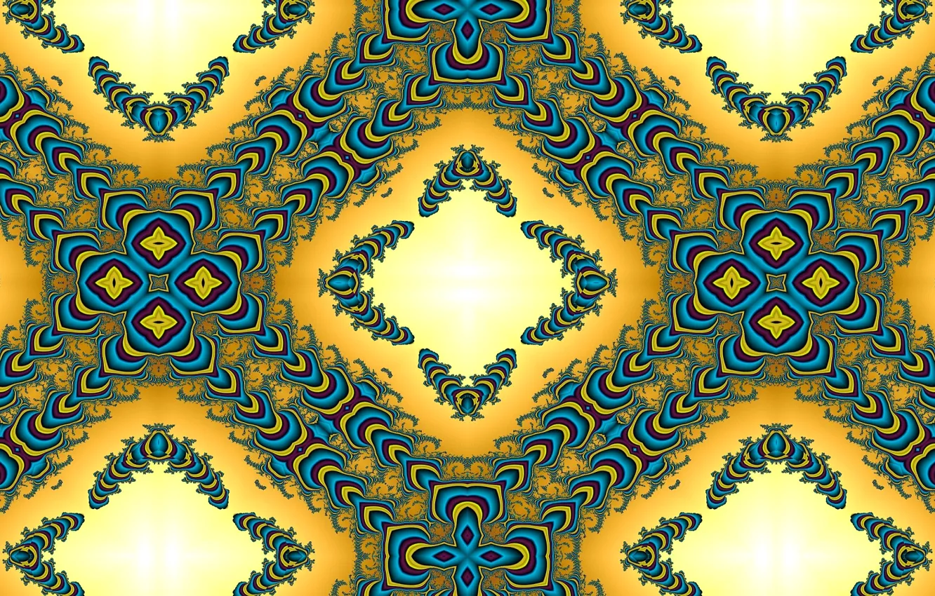 Photo wallpaper pattern, color, symmetry