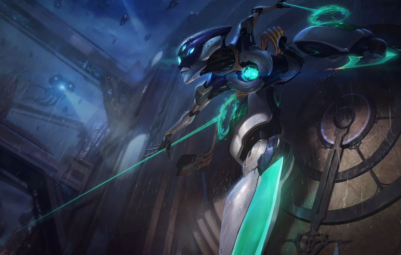 Photo wallpaper being, League of Legends, Program Camille