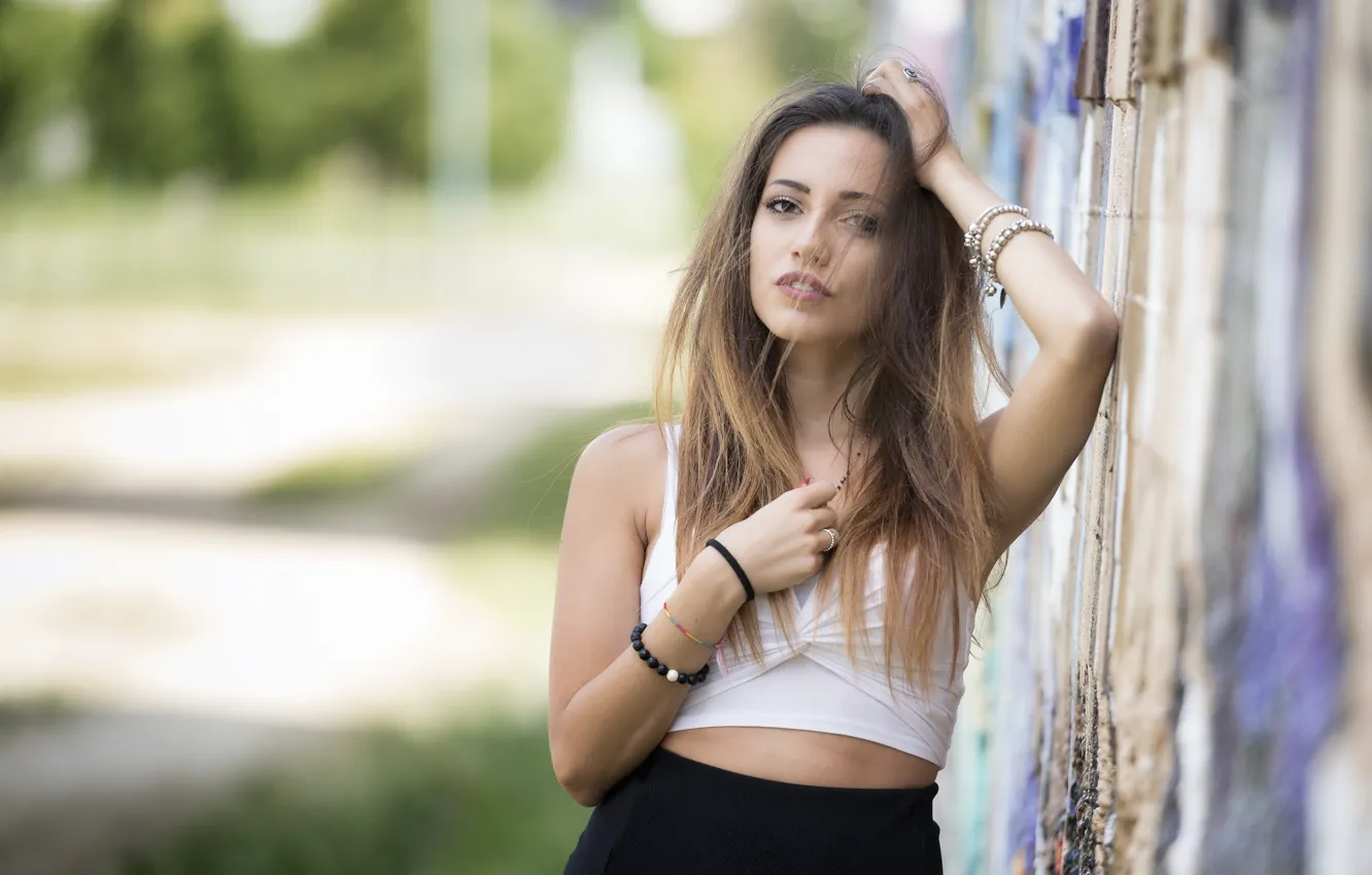 Photo wallpaper summer, look, model, beauty, Carlotta