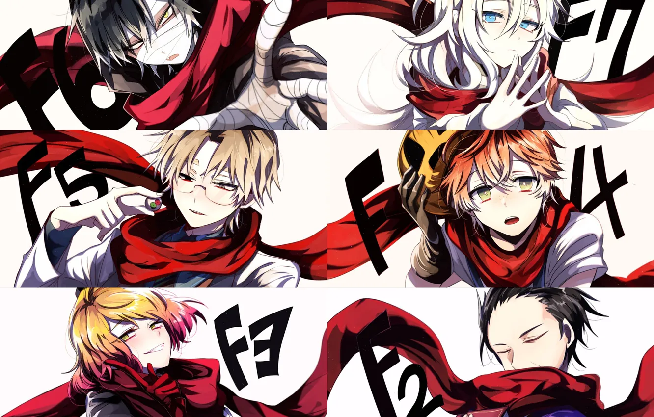 Photo wallpaper gray, Danny, Ray, Zack, Eddie, Cathy, Satsuriku no Tenshi