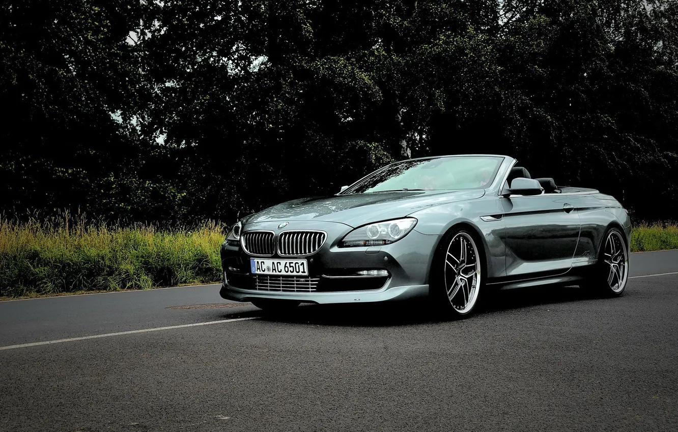 Photo wallpaper road, tuning, BMW, BMW, convertible, Boomer, AC Schnitzer, 650i