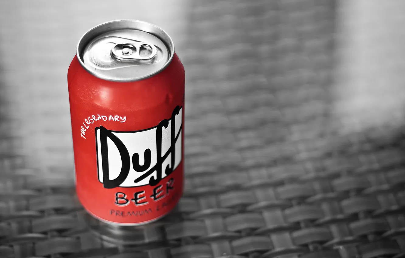 Photo wallpaper beer, The simpsons, Bank, Simpsons, beer, Duff