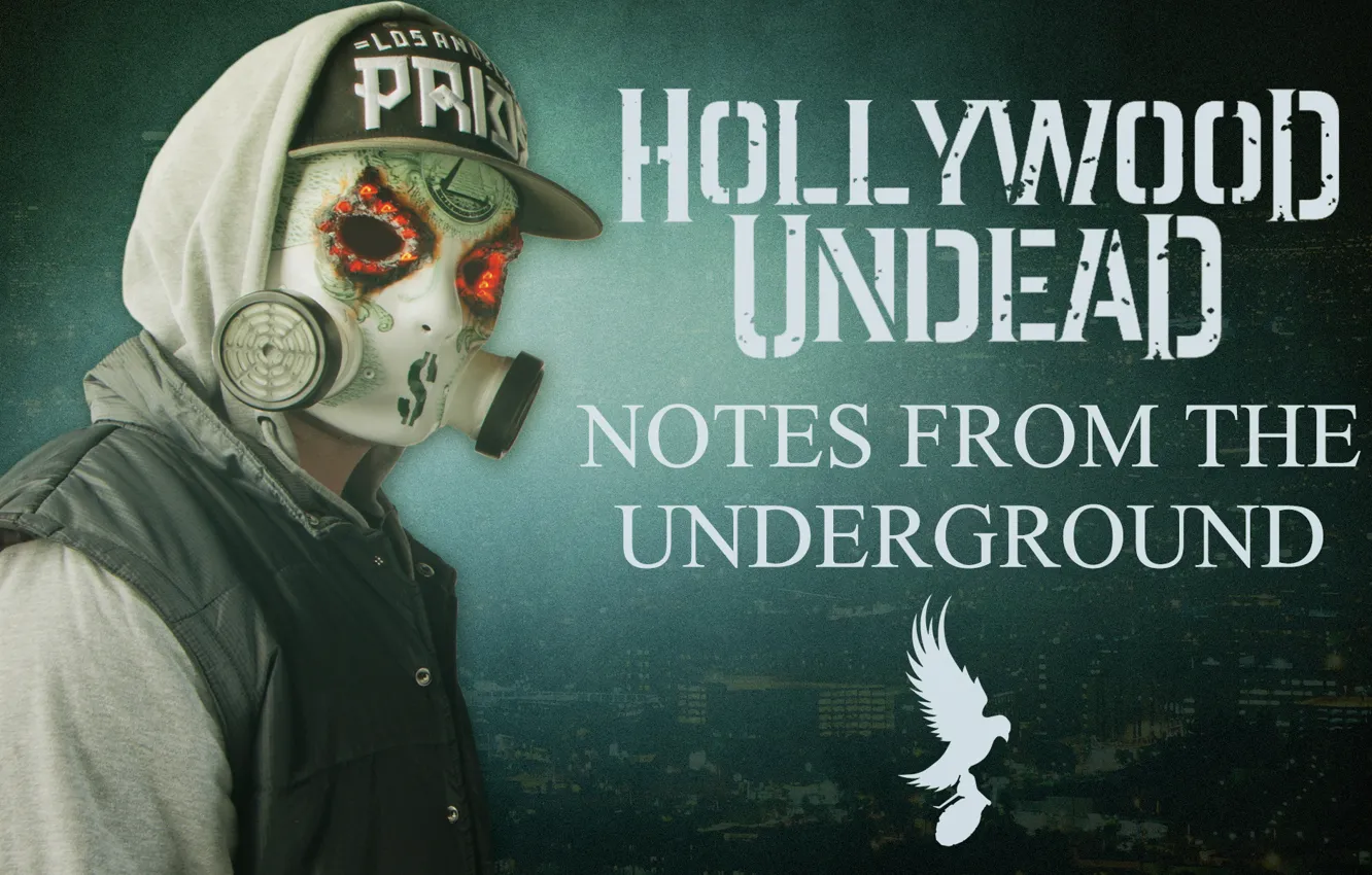 Photo wallpaper Hollywood Undead, Notes from the Underground, J-DOG