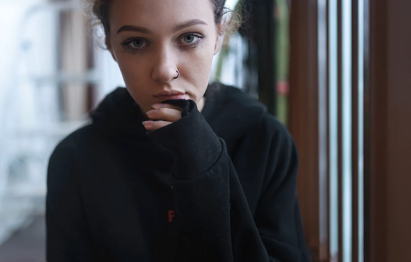 Photo wallpaper makeup, piercing, Aleks Five