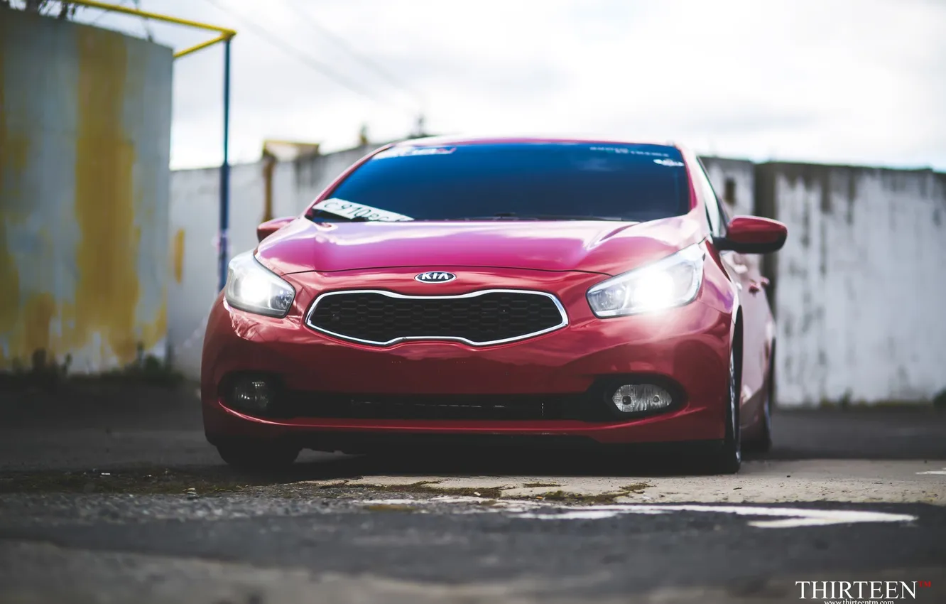 Photo wallpaper machine, auto, photographer, auto, photography, photographer, Kia, Rio