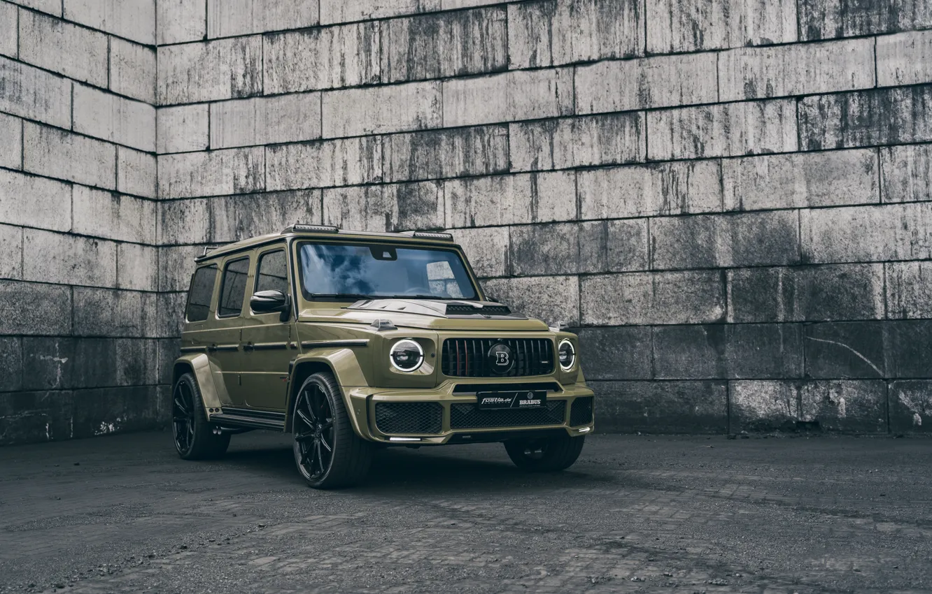 Photo wallpaper Mercedes-Benz, Mercedes, Brabus, Front, Side, G-class, Brabus 700, Front and Side
