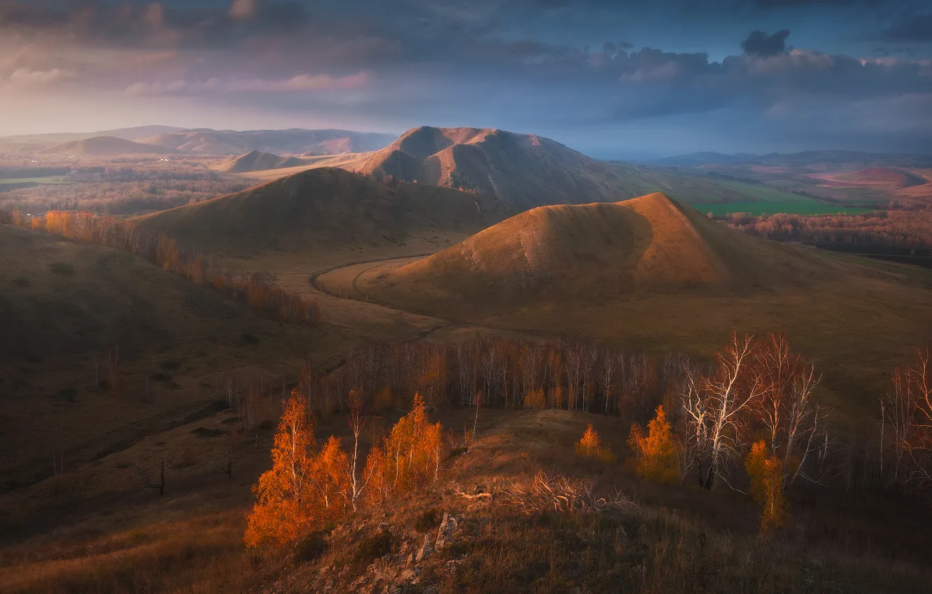 Photo wallpaper autumn, Bashkiria, Konstantin Tsybin