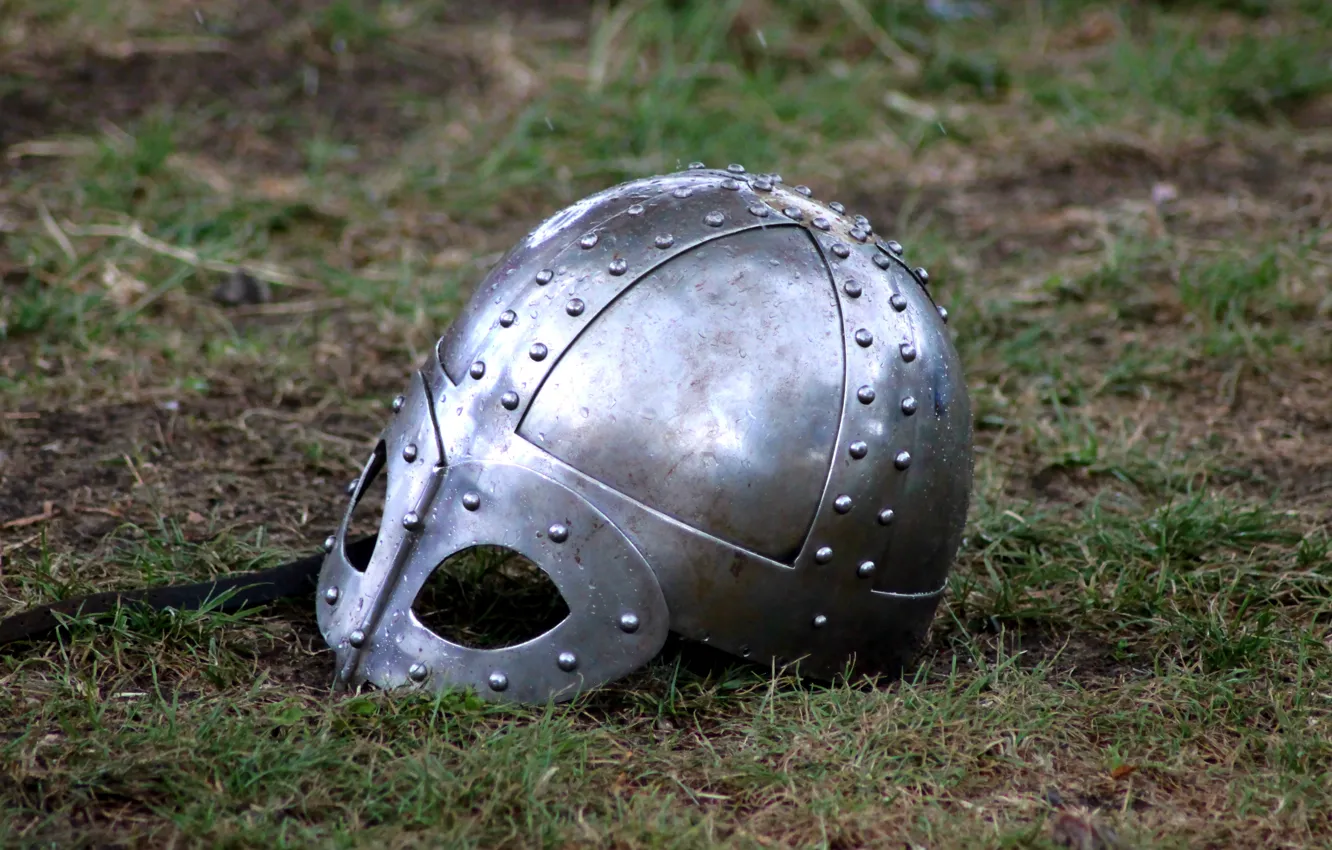Photo wallpaper metal, armor, helmet, the Vikings