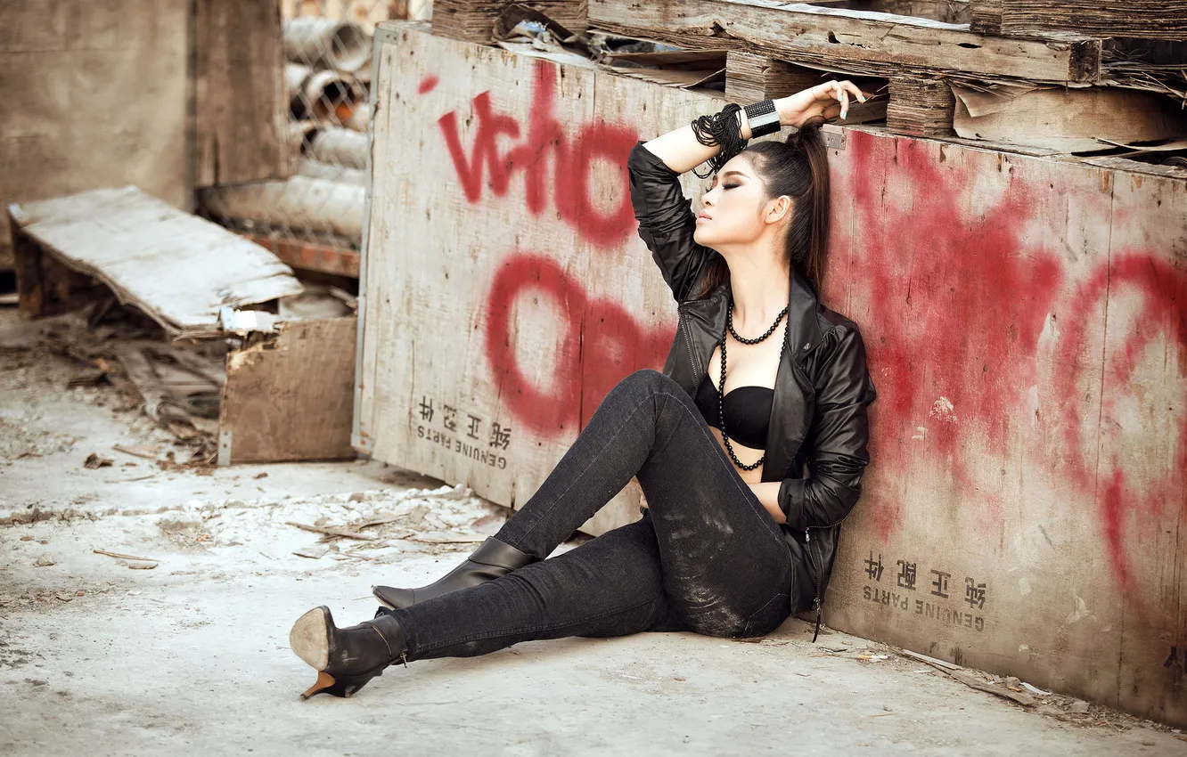 Photo wallpaper girl, Model, Phuong Kapi