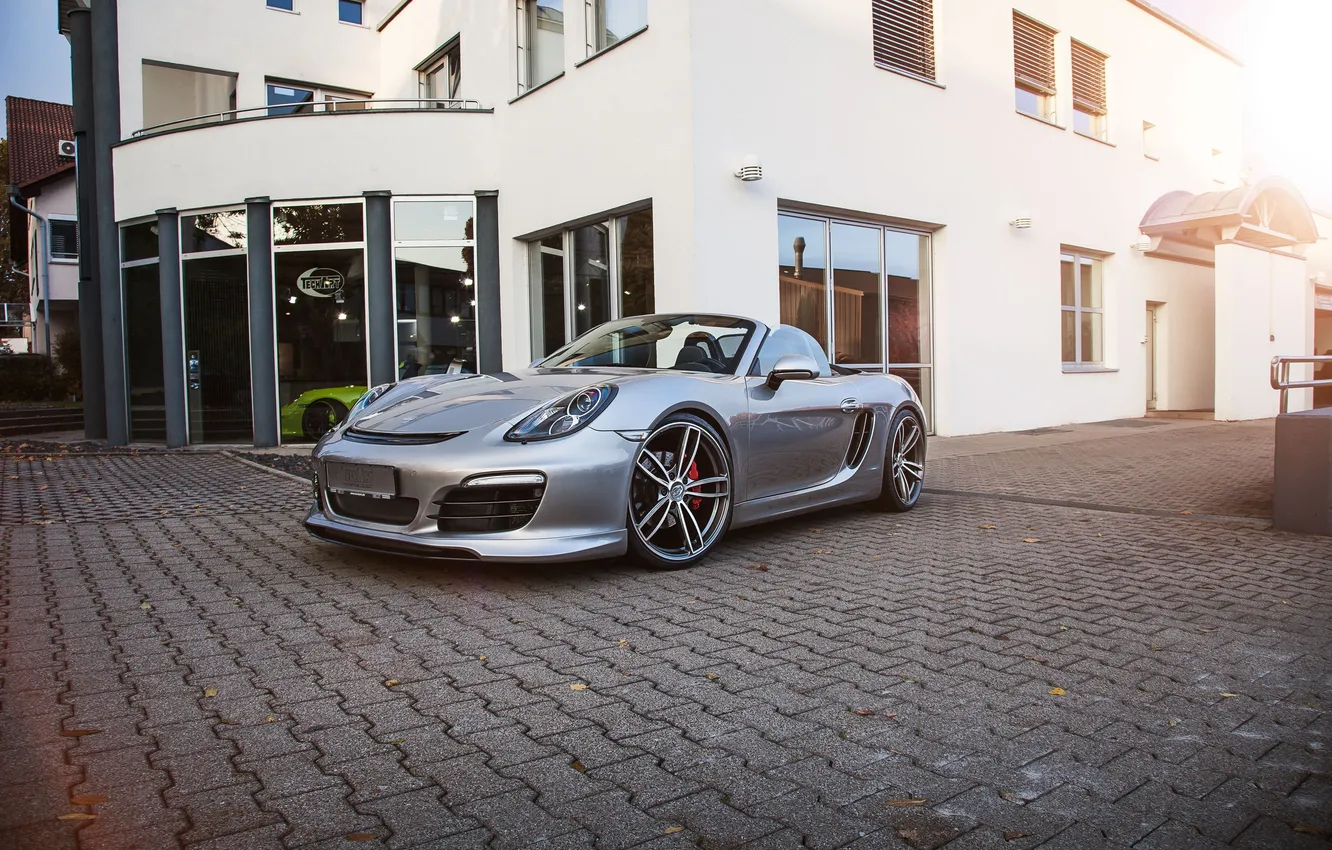 Photo wallpaper Porsche, Roadster, Porsche, Boxster, TechArt, bokster