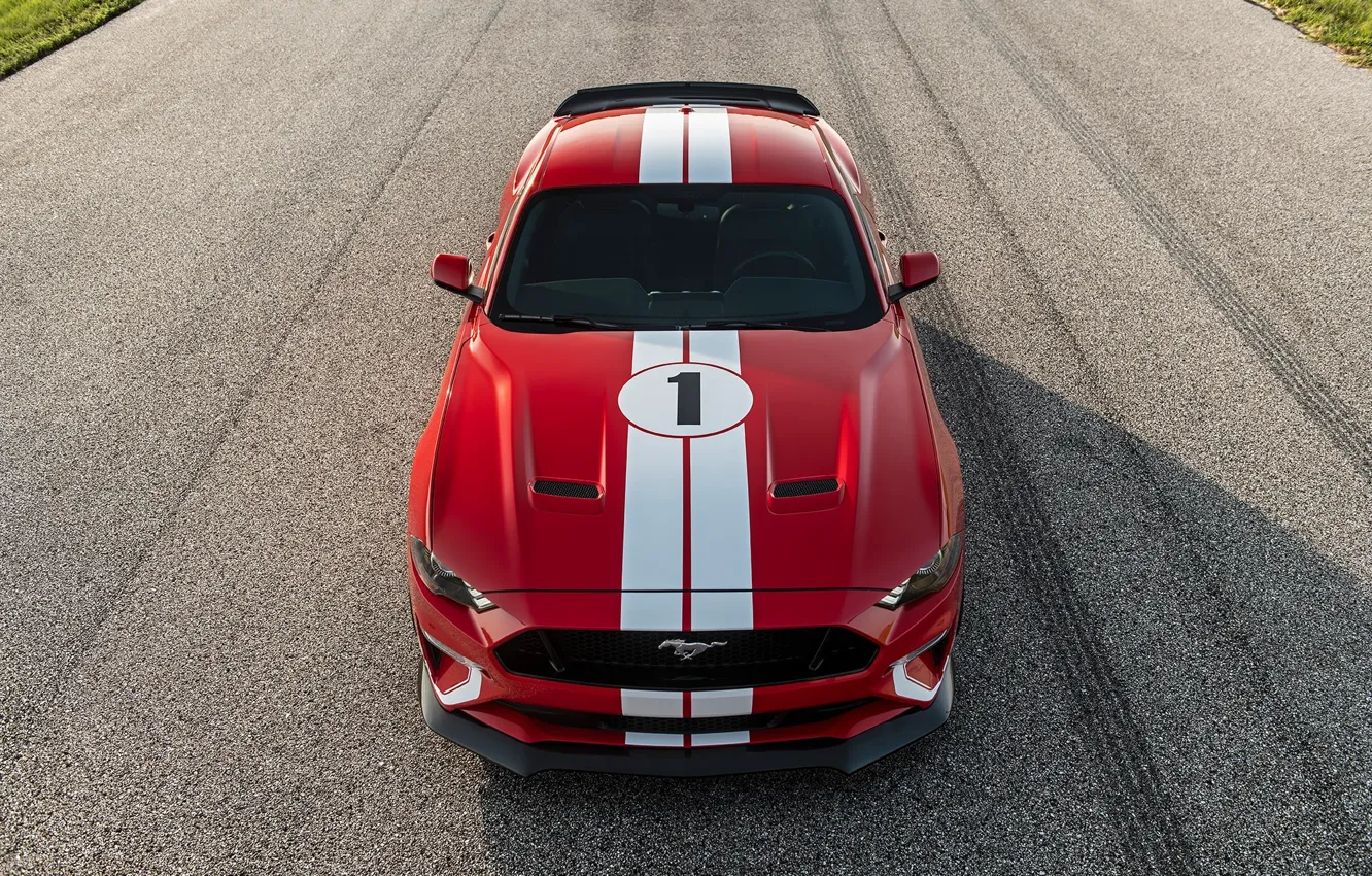 Photo wallpaper Mustang, Ford, Hennessey, front view, Hennessey Ford Mustang Heritage Edition