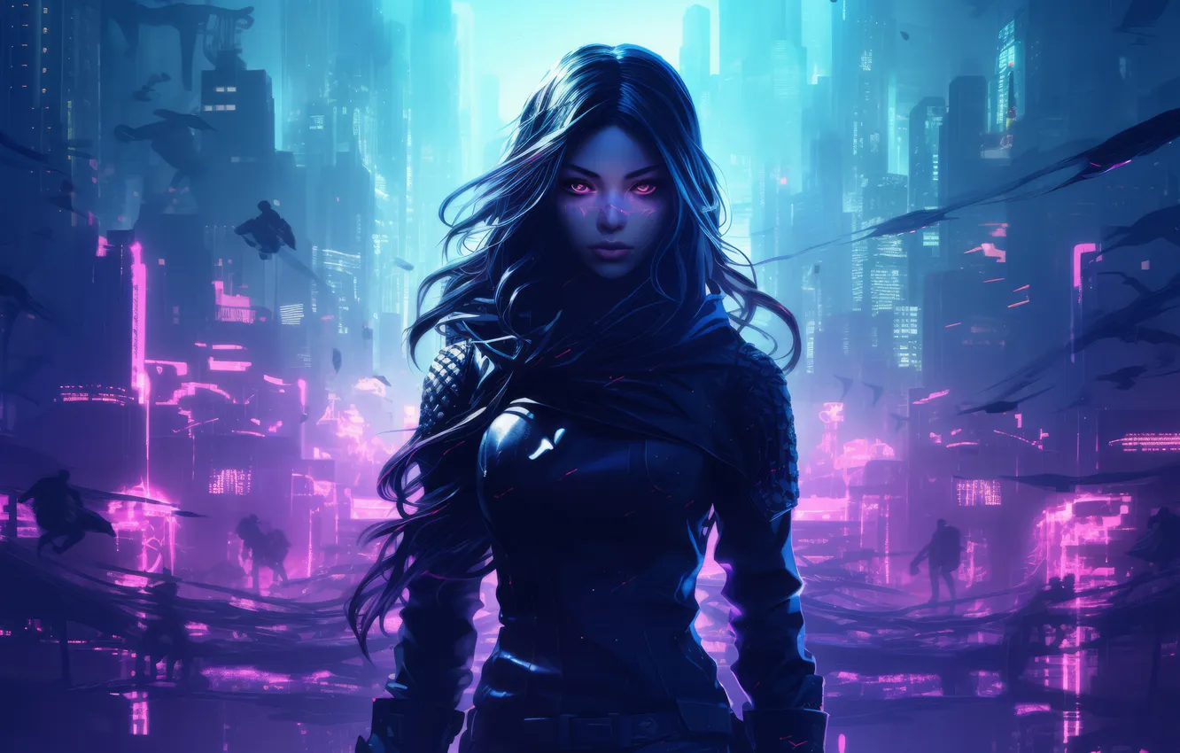 Photo wallpaper ninja, shot, equipment, medium, wearing
