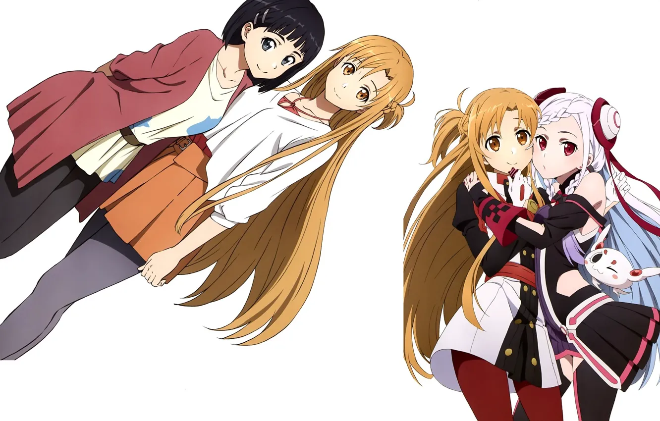 Photo wallpaper girl, sword art online, sword art online