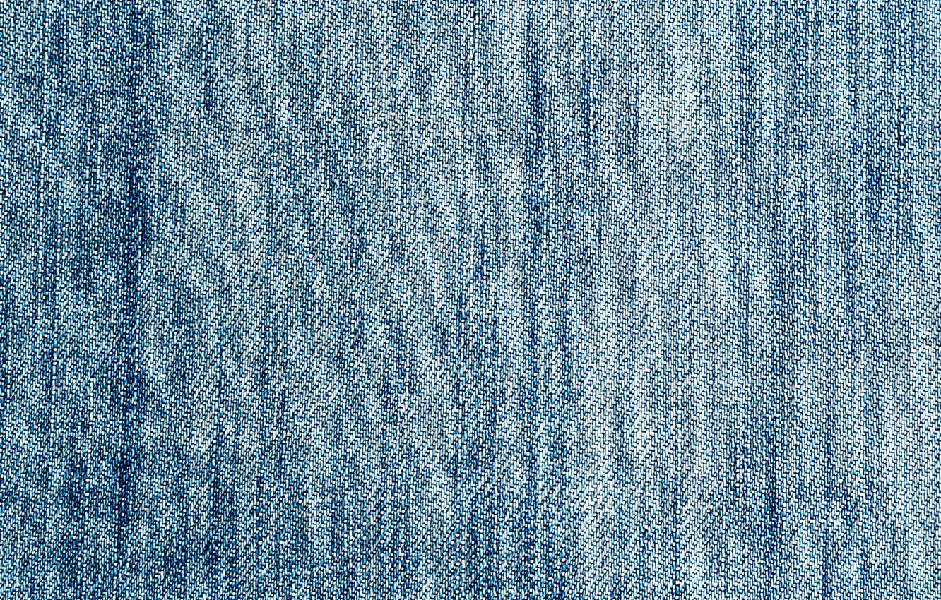 Photo wallpaper jeans, fabric, thread