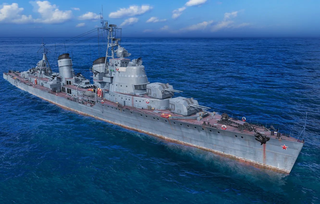 Photo wallpaper USSR, destroyer, The destroyer is practical