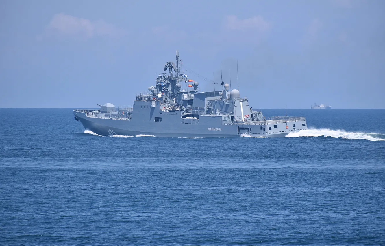 Photo wallpaper frigate, maneuvering, Admiral Essen