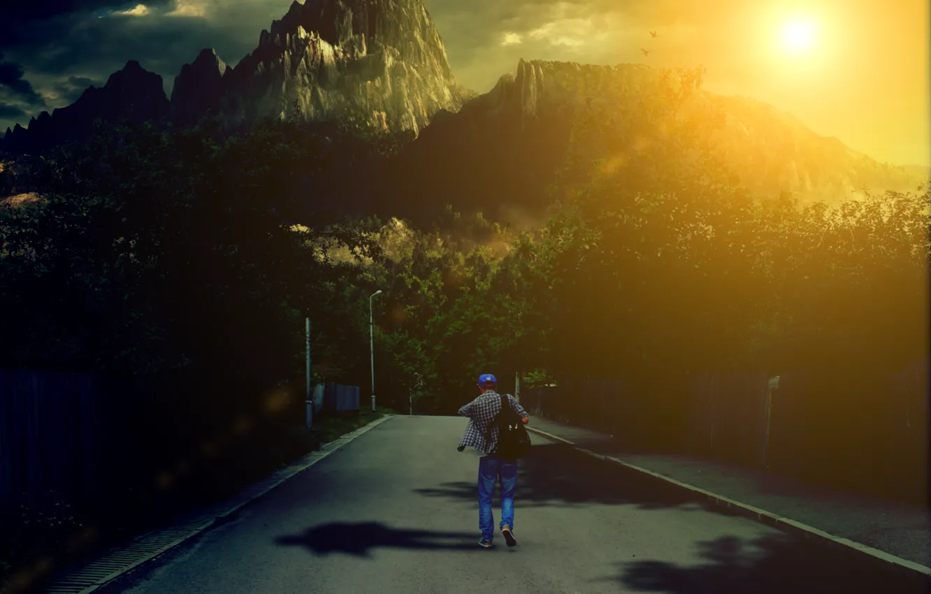 Photo wallpaper people, fantasy, male, adventure