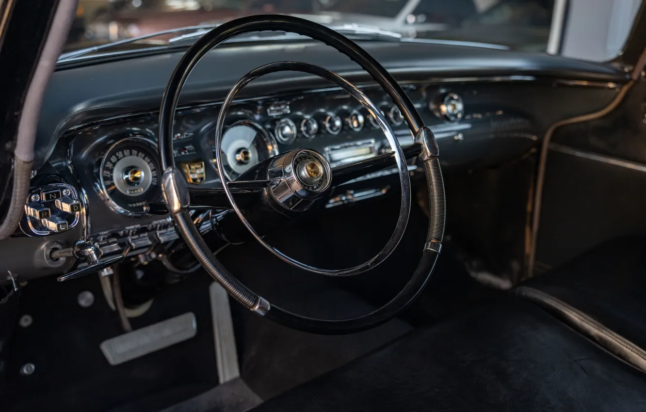 Photo wallpaper Chrysler, the wheel, control panel, Chrysler 300 Letter Series 1 bow