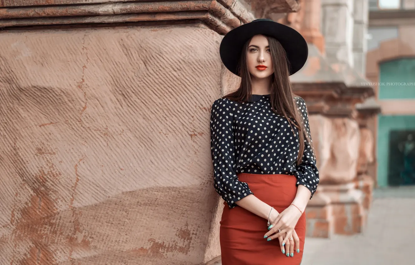 Photo wallpaper girl, sexy, Wallpaper, sweetheart, model, bright, skirt, portrait