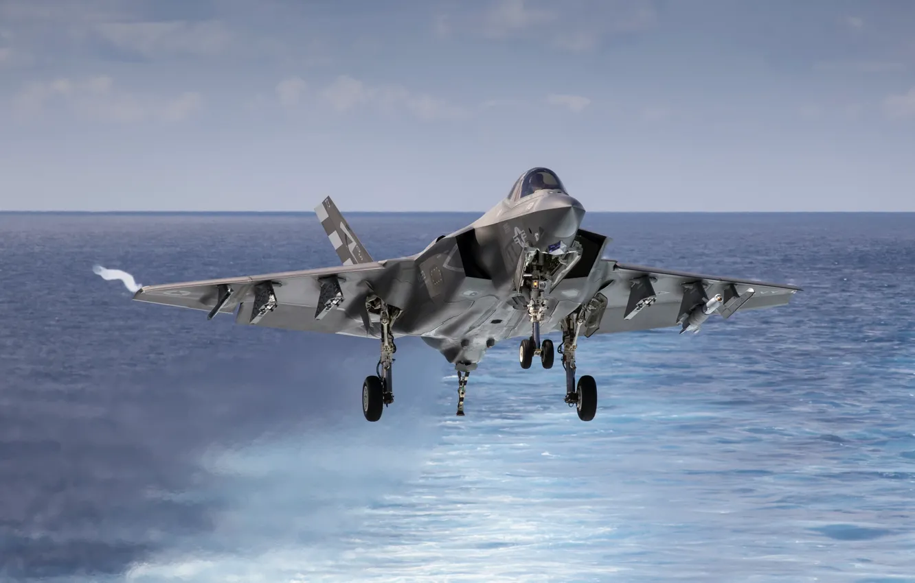 Photo wallpaper weapons, the plane, F-35C Lightning