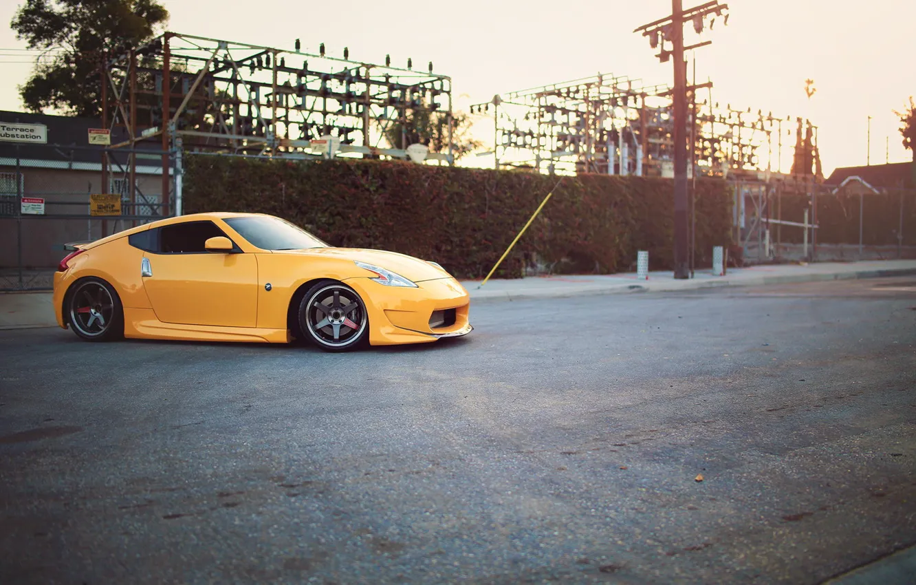 Photo wallpaper Nissan, tuning, 370z, stance